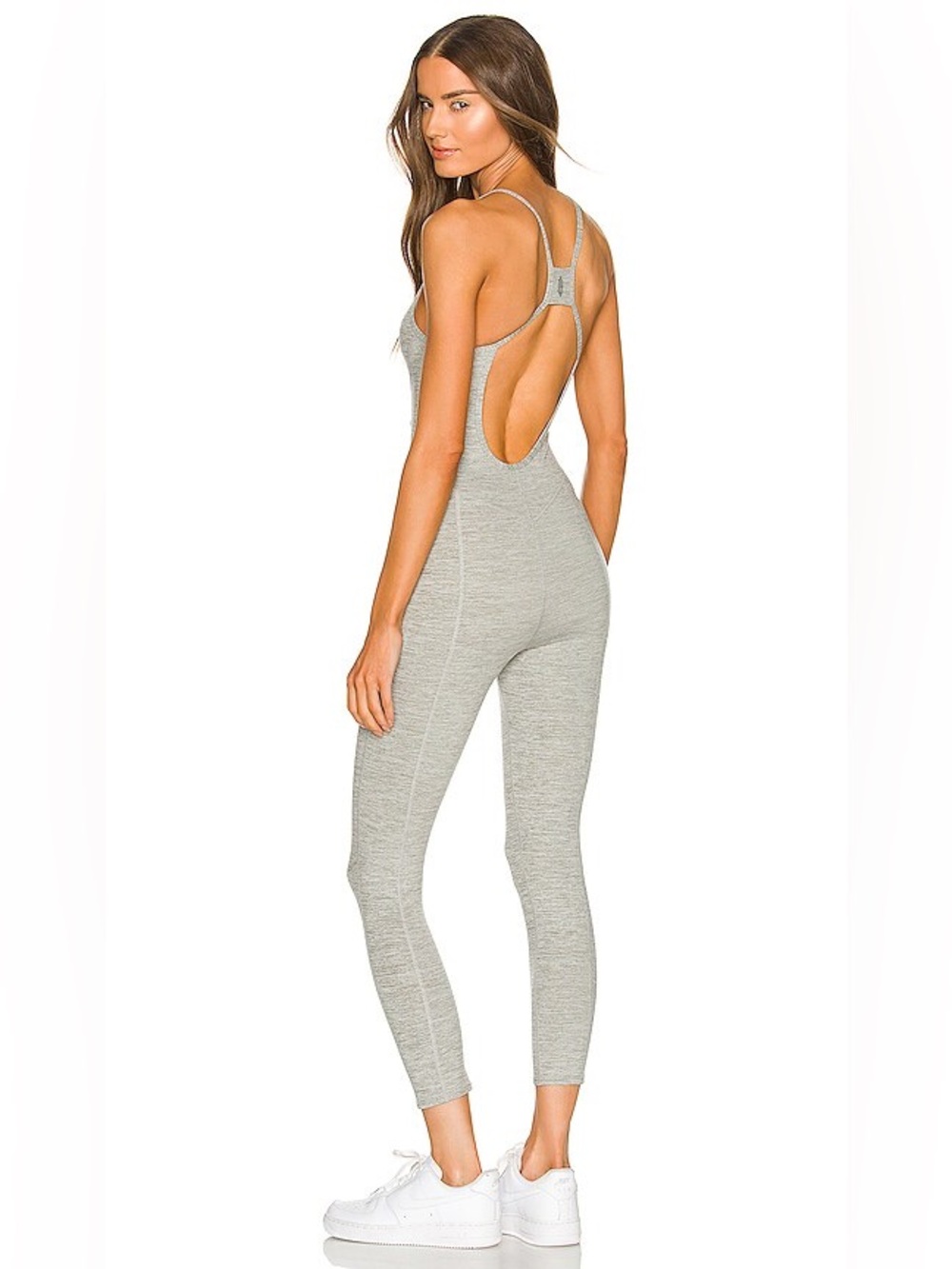 Free People X Movement Ashford Grey Side to Side Performance Jumpsuit sporty